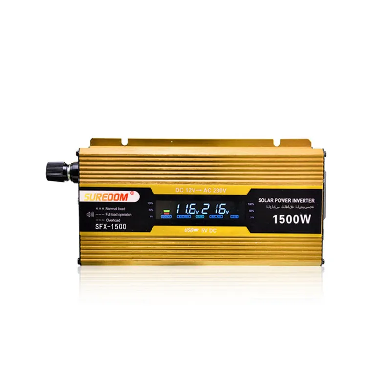 

1500W Inverter DC 12V to AC 220V Vehicle Power Converter Car Digital Display Inverter With USB Interface