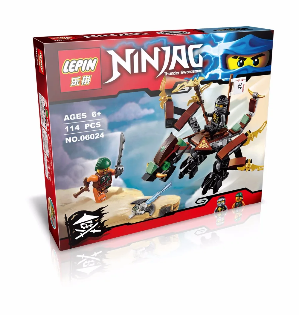 New font b LEPIN b font Cole s Dragon Ninjagoed Marvel Ninja Building Block Model Bricks