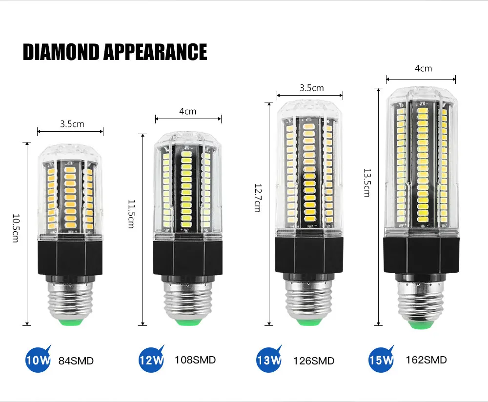 Led Corn Bulb E27 220V