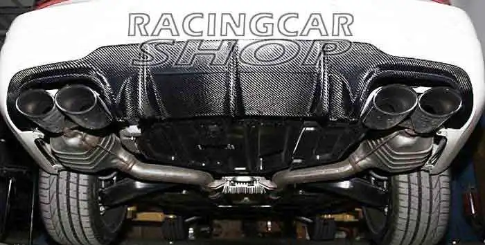 Real Carbon Fiber Rear Diffuser for Mercedes Benz C204 COUPE W204 SEDAN C250 C63 C200 AMG sport bumper 2012-2014