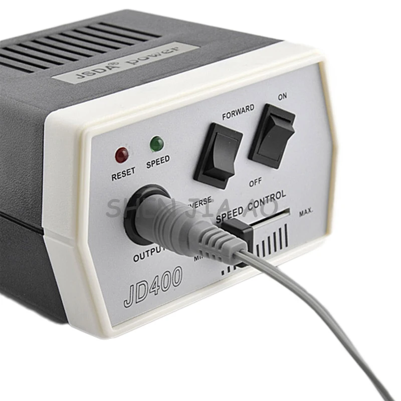 US $62.40 Handheld electric nail polishing machine JD400 portable nail polish remover surface polishing tools 110220V 35W