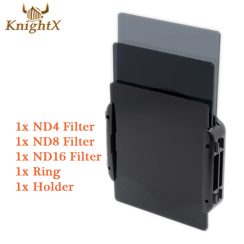 Кольцо адаптер для камеры KnightX 49 52 55 58 67 77 мм комплект цветных фильтров Canon EOS 1100D 60D