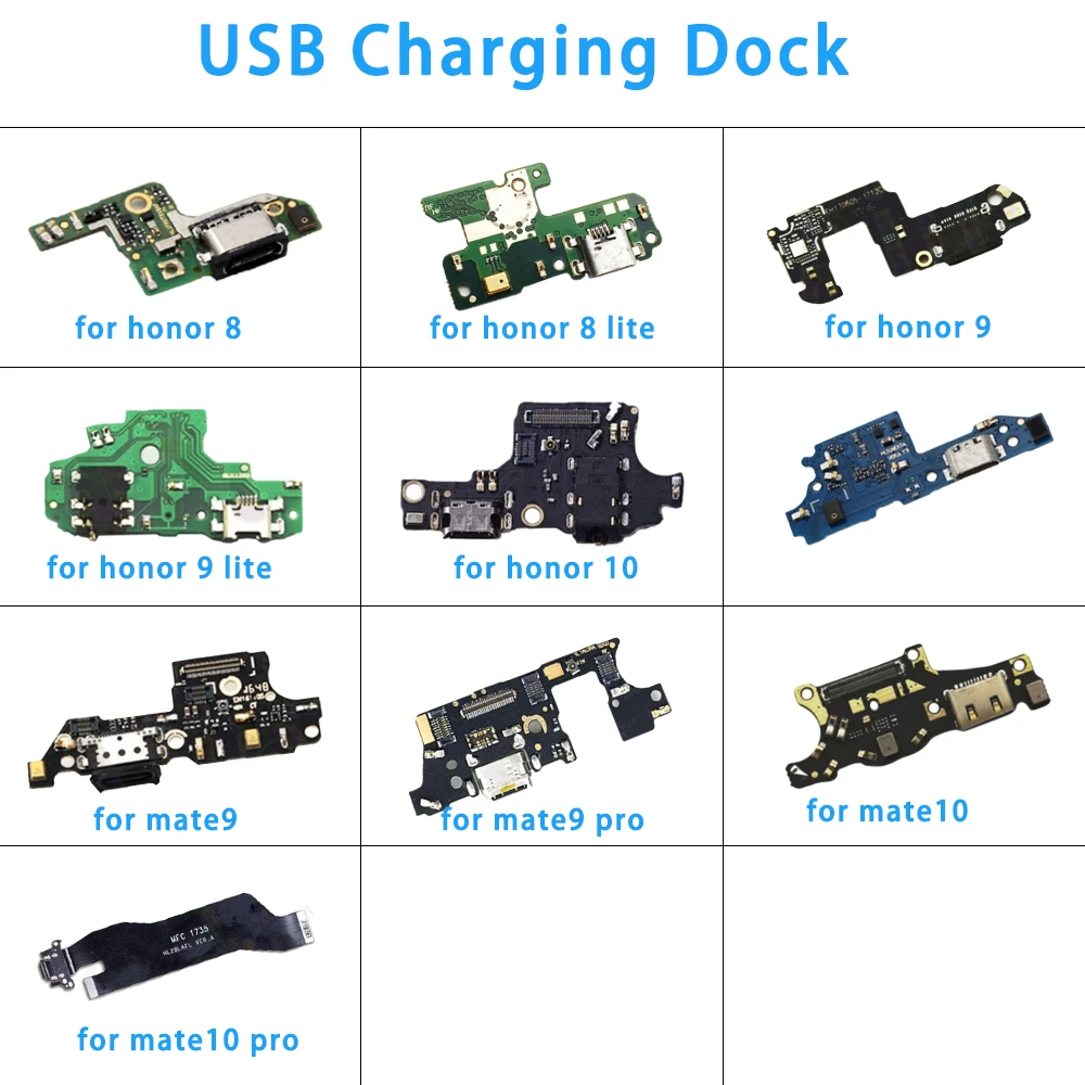 Зарядное устройство PCB Flex для Huawei Honor Mate 7 8 9 10 Lite Pro Plus USB порт разъем с микрофоном