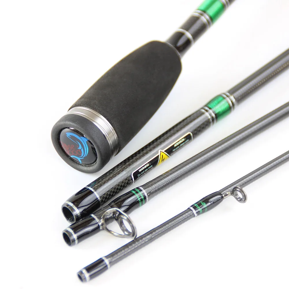 Rosewood 1.98m Fishing Rod 4 Sections Spinning Bait Casting Rod Travel High Carbon Fishing Rods Lure Weight 3.5-10g Tackle China  (10)