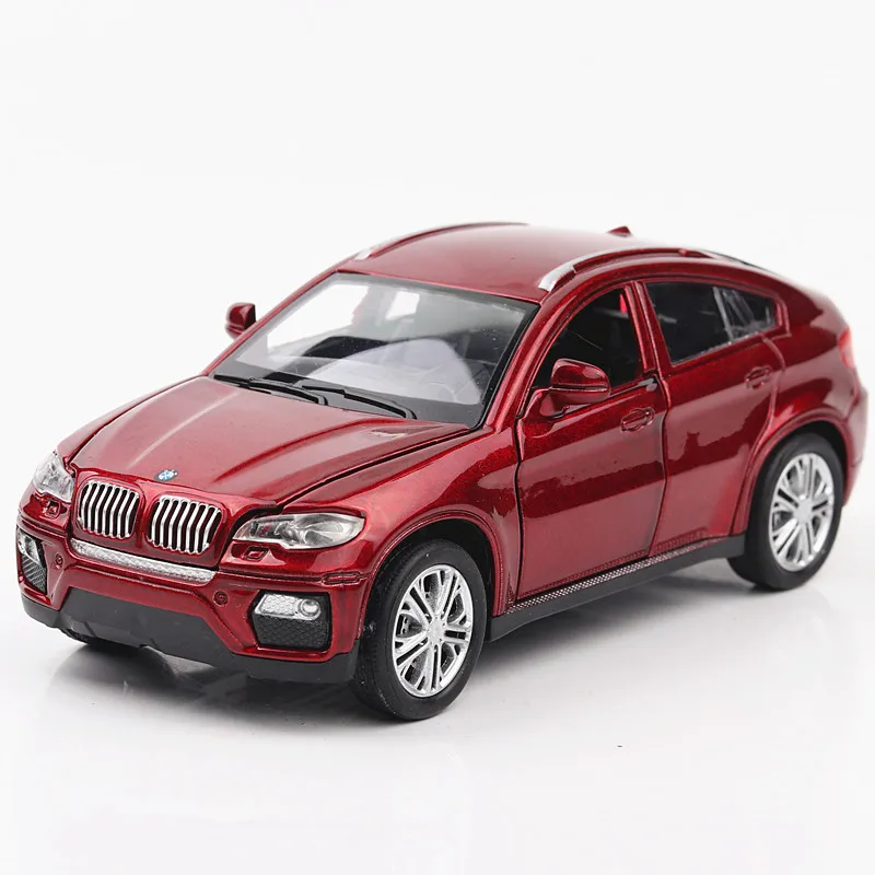 1:32 BMW X6 детский Выдвижной Автомобиль Моделирование сплав модель автомобиля ремесла украшение Коллекция игрушек инструменты