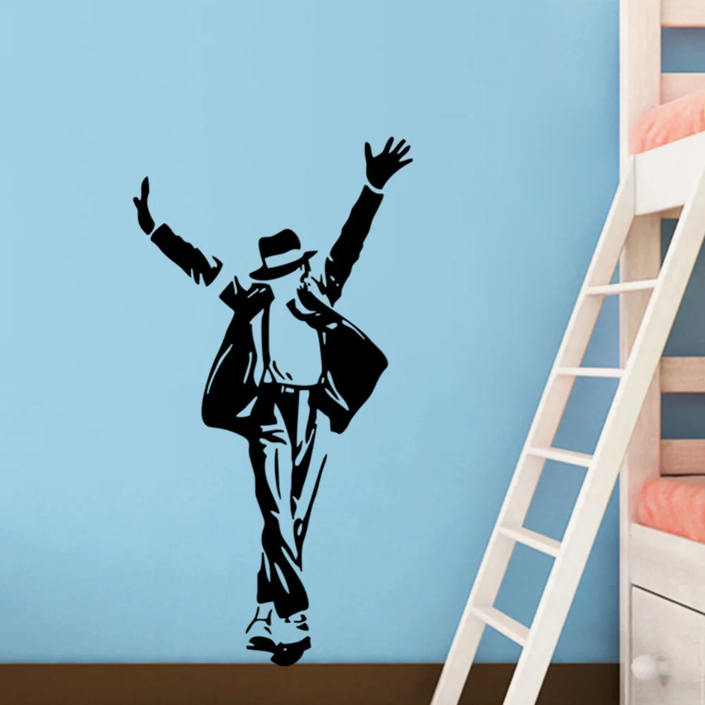 Michael Jackson Wall Sticker wall Decor Decal Wall Paper Art Poster DIY Home Decor Adhesive Parede