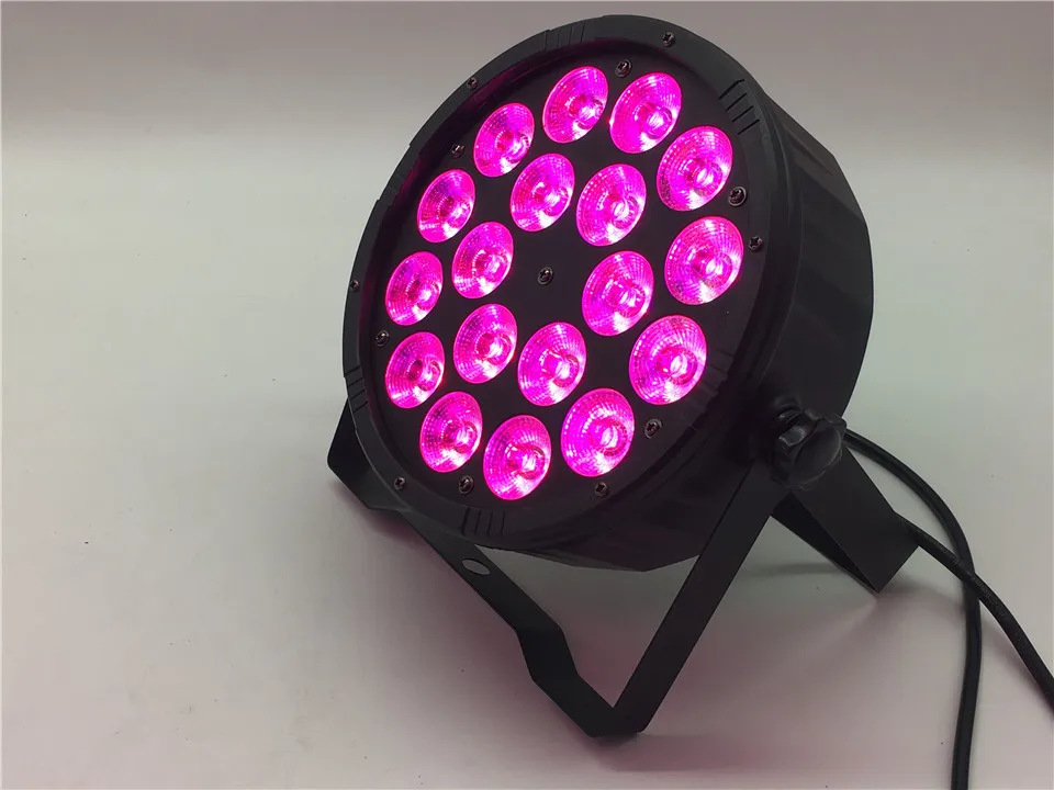 Dmx декорационные светодиодные светильники лампа 18x12 Вт 4в1 Led Par Light 4/8CHs Наружное освещение вечерние DJ Disco Par