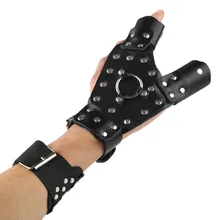 Рыбалка Охота Лук Рыбалка Стрельба Из Лука Защитный рука охранника перчатки браслет для рыбалки Рогатка