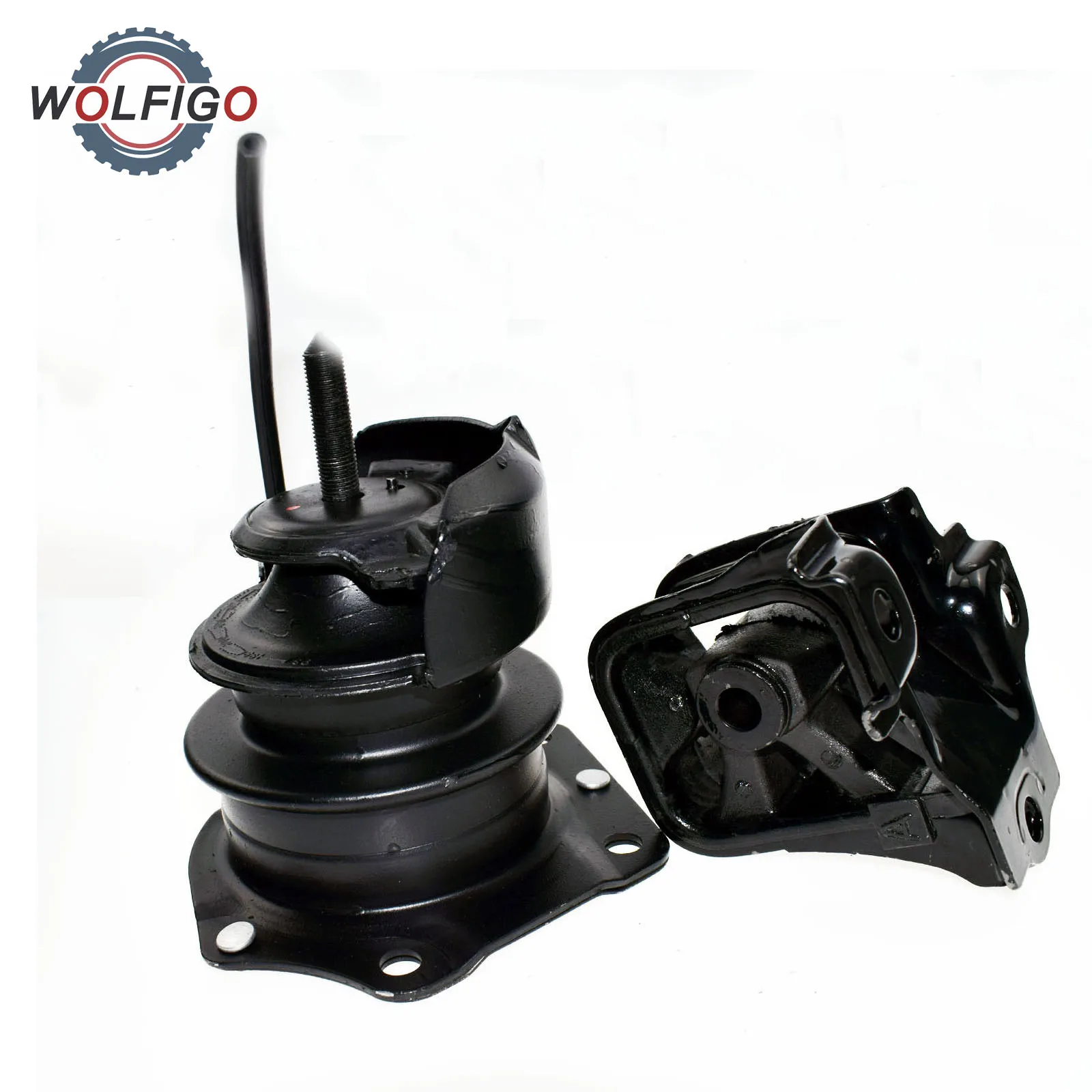 WOLFIGO 2PCS Front & Rear Right Side Engine Motor Mount Set 50810 S84