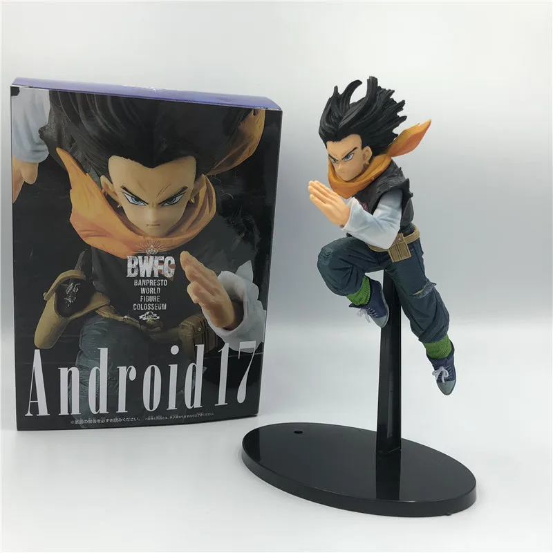 Dragon Ball Z Android 17 экшн-фигурка посыпать Ver. DBZ Goku Fighter Lazuli ПВХ Коллекция Модель 17 см