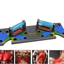 9 в 1 Push Up Тренировочный Набор с ручной бар Push up подставки для домашнего фитнеса тренировочные удобные ручки отжимная стойка доска D90703