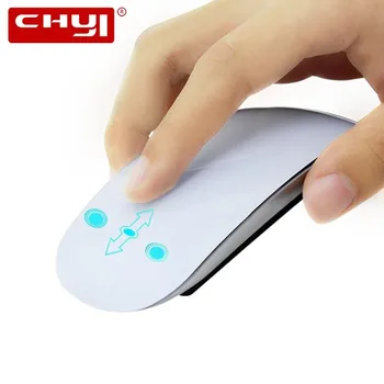 

Wireless Mouse Ultrathin Touch Mouse 1600 DPI Silent Super Slim Optical Ergonomic Ultra-thin Magic Mice For Laptop Desktop