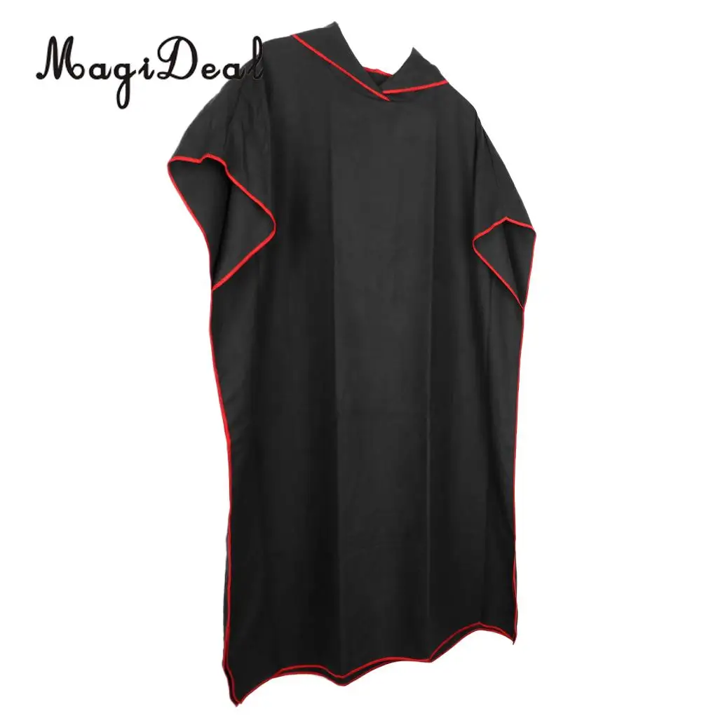 Surf Poncho Towel with Hood for Adults Women Men, Microfiber Beach Changing Robe for Swimming Bathing Kitesurf Wetsuit