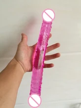 Sex Products adult toy 33cm Flexible Double Dildo,Long Double Dildo Dong & Penis , Lesbian Dual Penis,Double Penetration Dildos