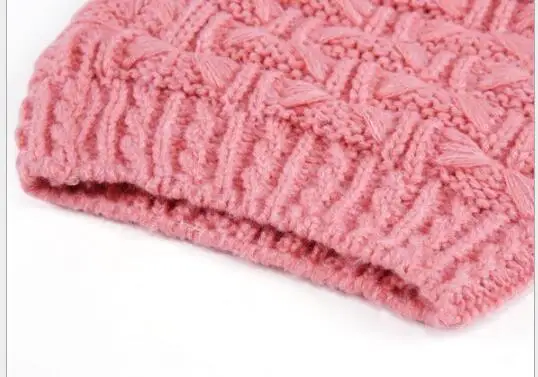 Женский зимний шарф и вязаная шапка(комплект) для девочек, плотная вязка, воротники, шапки с черепами, 7 цветов, высокое качество, шапки бини с помпонами