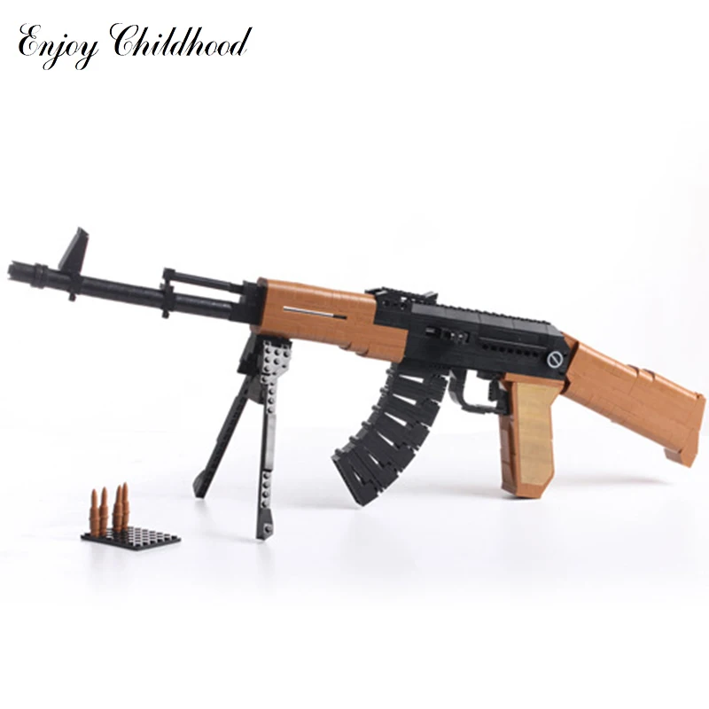 Ausini 22706 617 шт пистолеты серии Воздушный пистолет AK47 модель строительные блоки