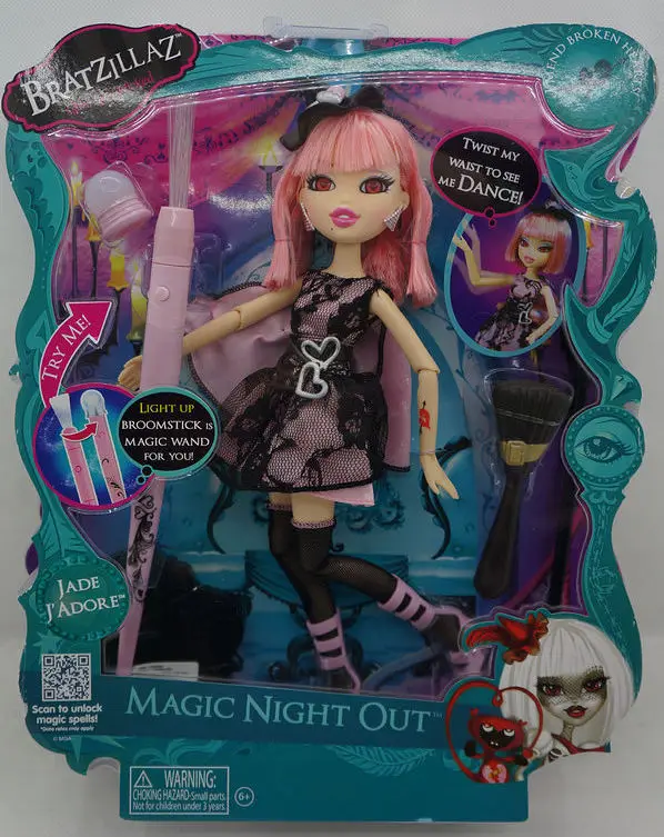 Hsb-toys Bratz Doll 26cm fashion girl MGA BRATZILLAZ MAGIC NIGHT OUT  Yasmina Meygana JADE JADORE Sashbella Paw and Cloetta - AliExpress