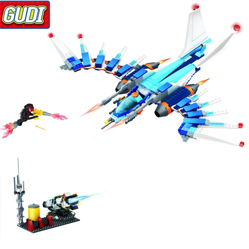 

577pcs Earth Border Military Fighter Building Block Brick Toy 8227