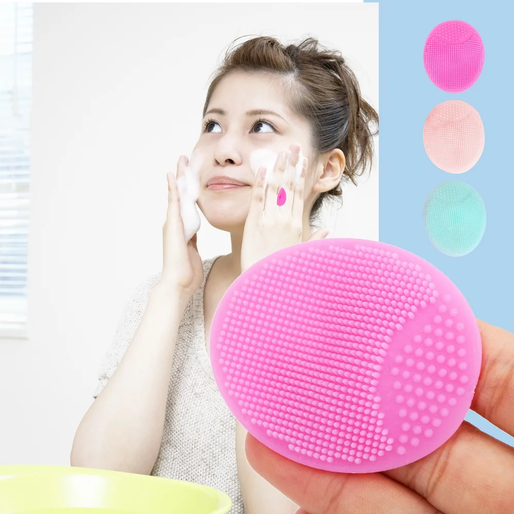 HILIFE Face Wash Pad Baby Shower Super Soft Facial Clean Brush Sponges Scrubbers to Exfoliating SPA Blackhead