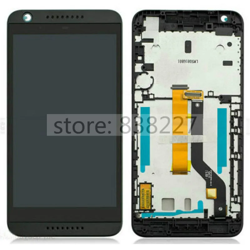 

LCD display For HTC Desire 626 LCD Screen touch with Digitizer + Bezel Frame Grey and white complete lcd pantalla