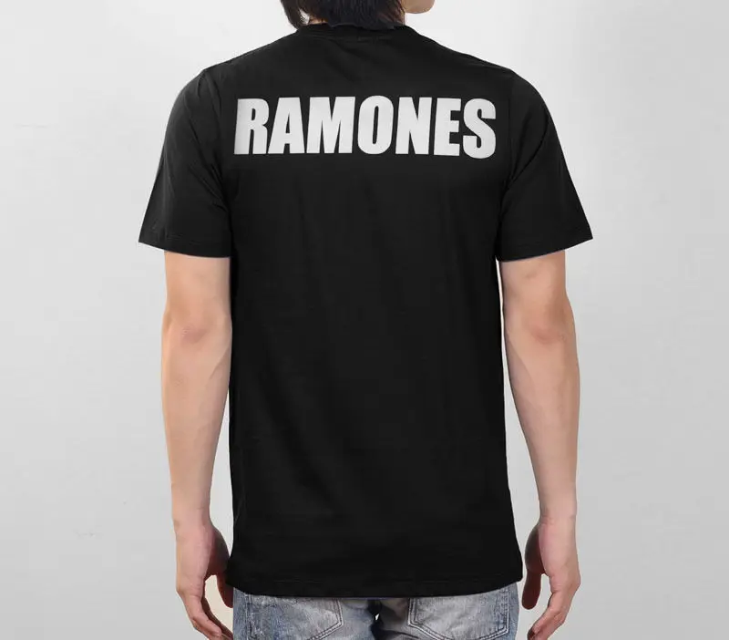 

RAMONES FOREVER EAGLE LOGO PUNK ROCK MUSIC BAND RETRO VTG MEN TEE T-SHIRT S-2XL Fashion Summer Paried T Shirts Tops