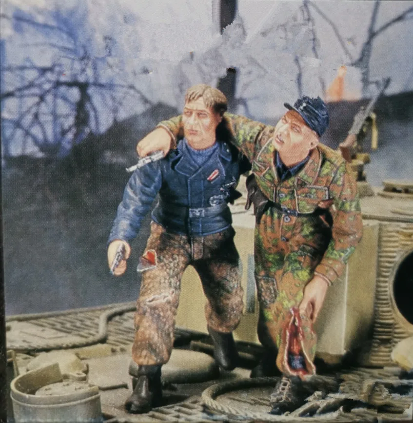 1/35 каучуковая фигурка модель комплект Unassambled Неокрашенная 00781 | Игрушки и хобби