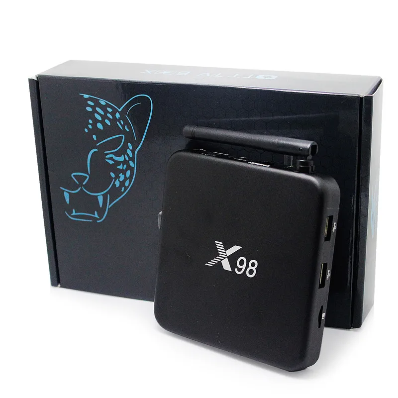 

Delicate Design X96 X98 Mini Smart Tv Box 2GB/16GB Android 5.1.1 Box Quad Core 2.4G Wifi 1080p BT4.1 HDMI 2.0