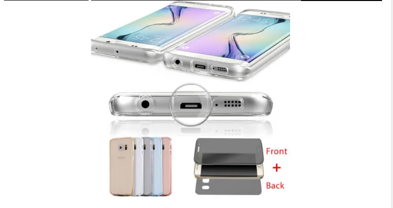 Luxury Soft 360 Full Cover Silicone Case for Samsung Galaxy J3 J5 J7 A5 A3 A7 2016 2017 J4 J6 A8 A6 A5 2018 s8 S9 Plus S7 S6edge (21)
