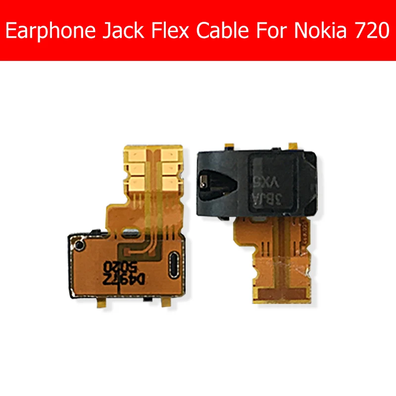 Genuine Audio Jack Flex Cable For Nokia 720 Headphone Jack Flex Cable