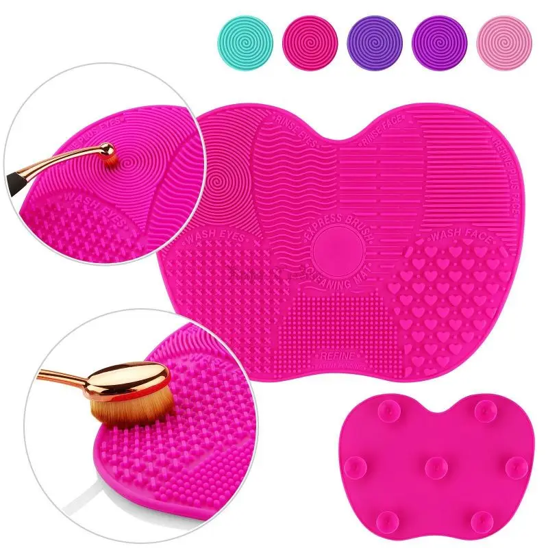Buy Silicone Makeup Brush Cleaning Mat Washing Tools