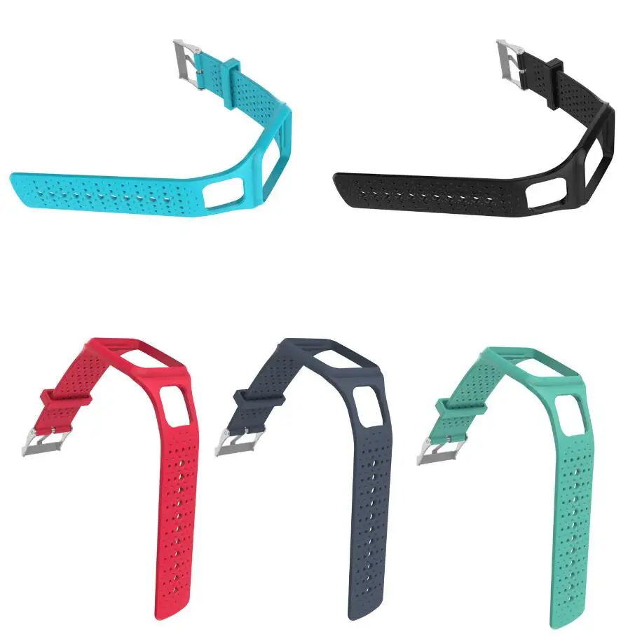 KINGBEIKE Fashion Silicone Watchband For TomTom Multi-Sport+HRM/CSS/Cardio/GPS Watch Band Replacement Bracelet Strap
