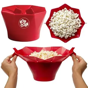 

Hot sale microwave popcorn boxes nostalgia popcorn maker Creative Foldable Popper Maker Durable Folding Household popcorn suppli