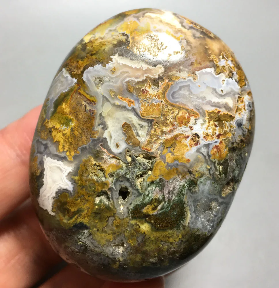 

126g NATURAL OCEAN JASPER QUARTZ CRYSTAL HEALING christian gifts