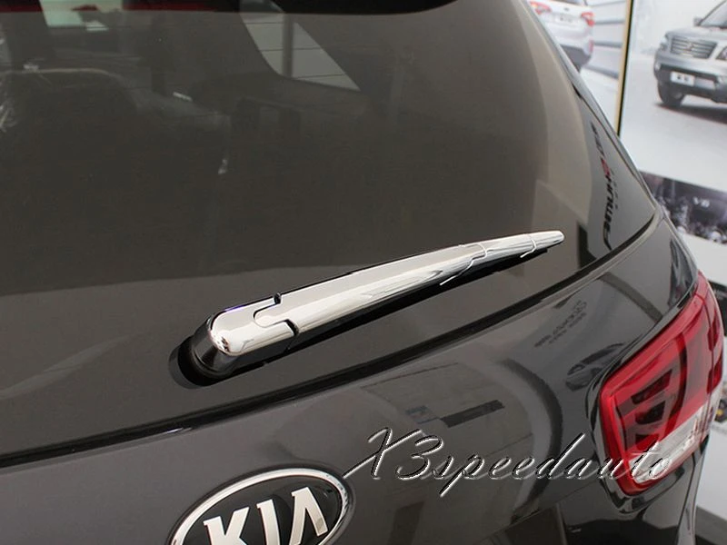 For KIA Sorento 2015-2018 New ABS Chrome Rear window wiper cover trim Decorate