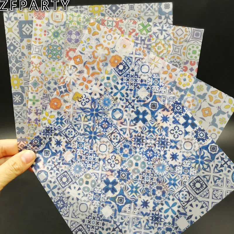 

ZFPARTY Flowers Background Stickers for Scrapbooking Happy Planner/Card Making/Journaling Project