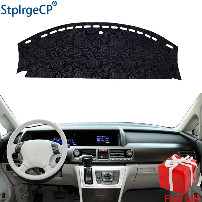 

Rose Pattern Non-slip Car Dashboard Cover Dash Mat Pad DashMat ANti-UV Car Sticker for Honda elysion 2012-2015 Car Styling