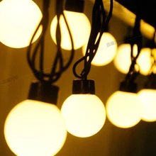 Водонепроницаемый 5 м светодиодный 4 см гирлянда струны Белые Рождественские огни распродажа новогодние праздничные вечерние свадебные светильники