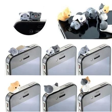 Универсальный пылезащитный Разъем для телефона с милым котом для htc Samusng iPhone Разъем для наушников пылезащитный Разъем 3,5 мм