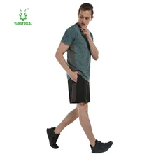 Горячая Рашгард человек обтягивающие колготки для фитнеса рубашка Для Бега Спортзала блузка Йога спортивные костюмы майки майка мужские футболки