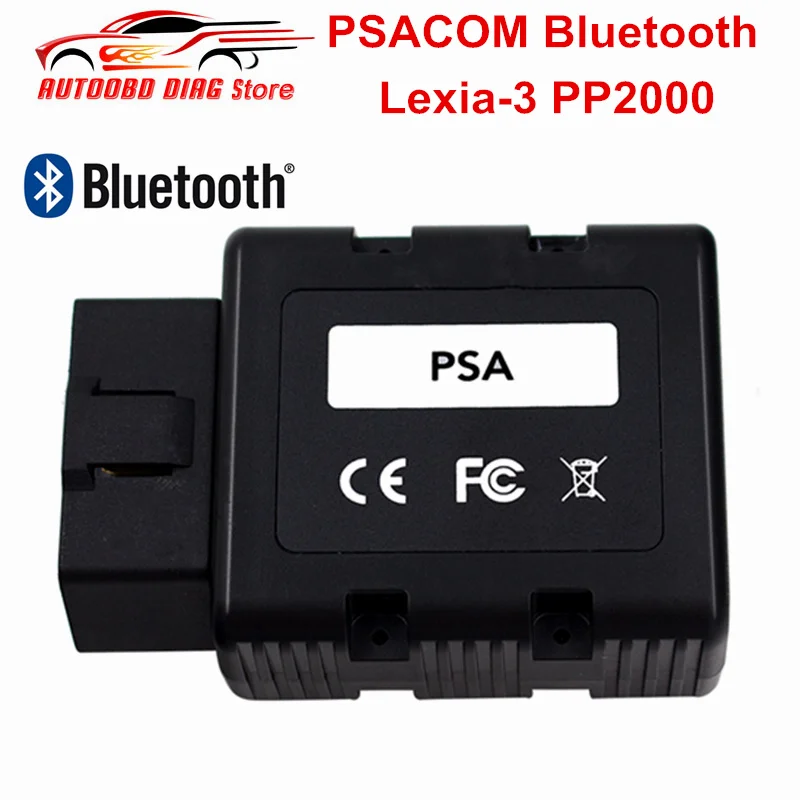 PSACOM PSA-COM BT автомобильный диагностический инструмент PSA COM Bluetooth сканер для peugeot, для Citroen Замена Lexia3 PP2000 Lexia 3