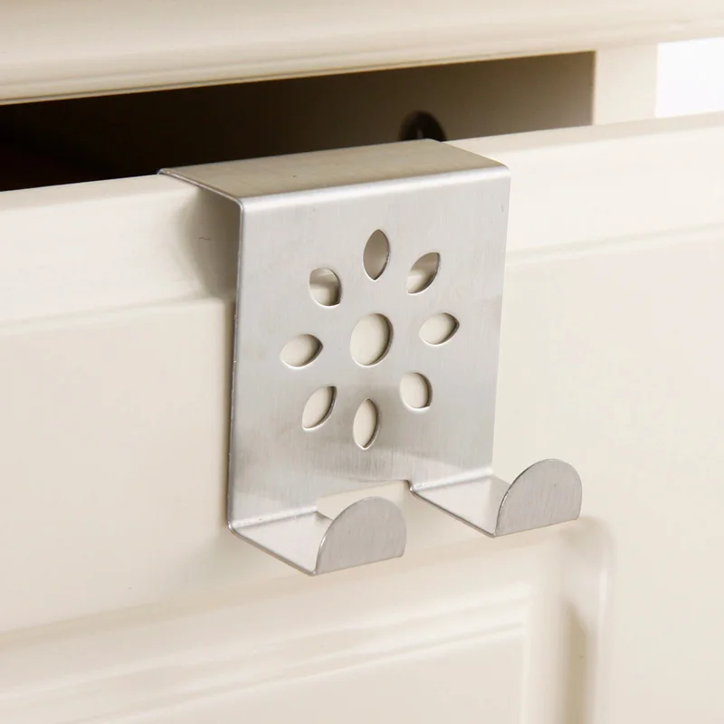 4Pcs/Set Cartoon Figures Over Door Hooks Drawer Hook High-Grade Stainless Steel Back Door Hook Rack Hanger For Clothes Bag Hat