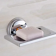 Krachtige Zuigkracht Type Wandmontage Badkamer Douche Zeepbakje Holder Cup Lade Mand Zeep Container Badkamer Leveranciers Hot(China)