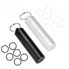 Открытый выживания сильный CNC водонепроницаемый герметичный аварийный набор первой помощи безопасность выживания таблетки бутылка с уплотнительным кольцом