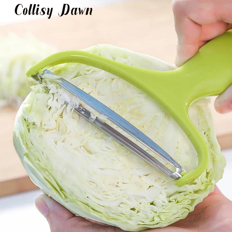 

COLLISY DAWN Stainless Steel Vegetable Peeler Cabbage Graters Salad Potato Slicer Cutter Fruit Knife Kitchen Accessories