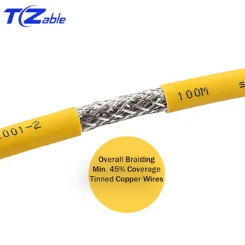 

Cat8 SFTP Dual Shielded Network Cable 40Gbps 2000MHz Support POE 100W Ethernet Cable For Fiber Optic Cables Synchronous Output