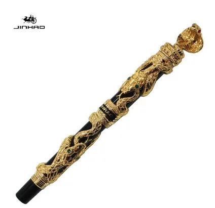 Caixa para Escolher o Transporte Jinhao Snake Grey Comemorar 18kgp Médio Nib Fountain Pen Livre Old Ano 7 JINHAO OLD SNAKE GREY ANO COMEMORAR 18KGP
