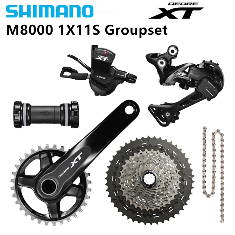Shimano Deore XT M8000 передачи указано группа 11 скоростных GS переключатель 1x11 40/42/46 t 165/170/175