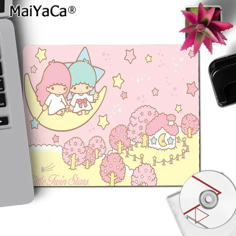 MaiYaCa, новинка, маленькие игровые мыши для ноутбука с двумя звездами, коврик для мыши, резиновая мышь, прочный Настольный коврик для мыши - Цвет: No LockEdge 25x29cm