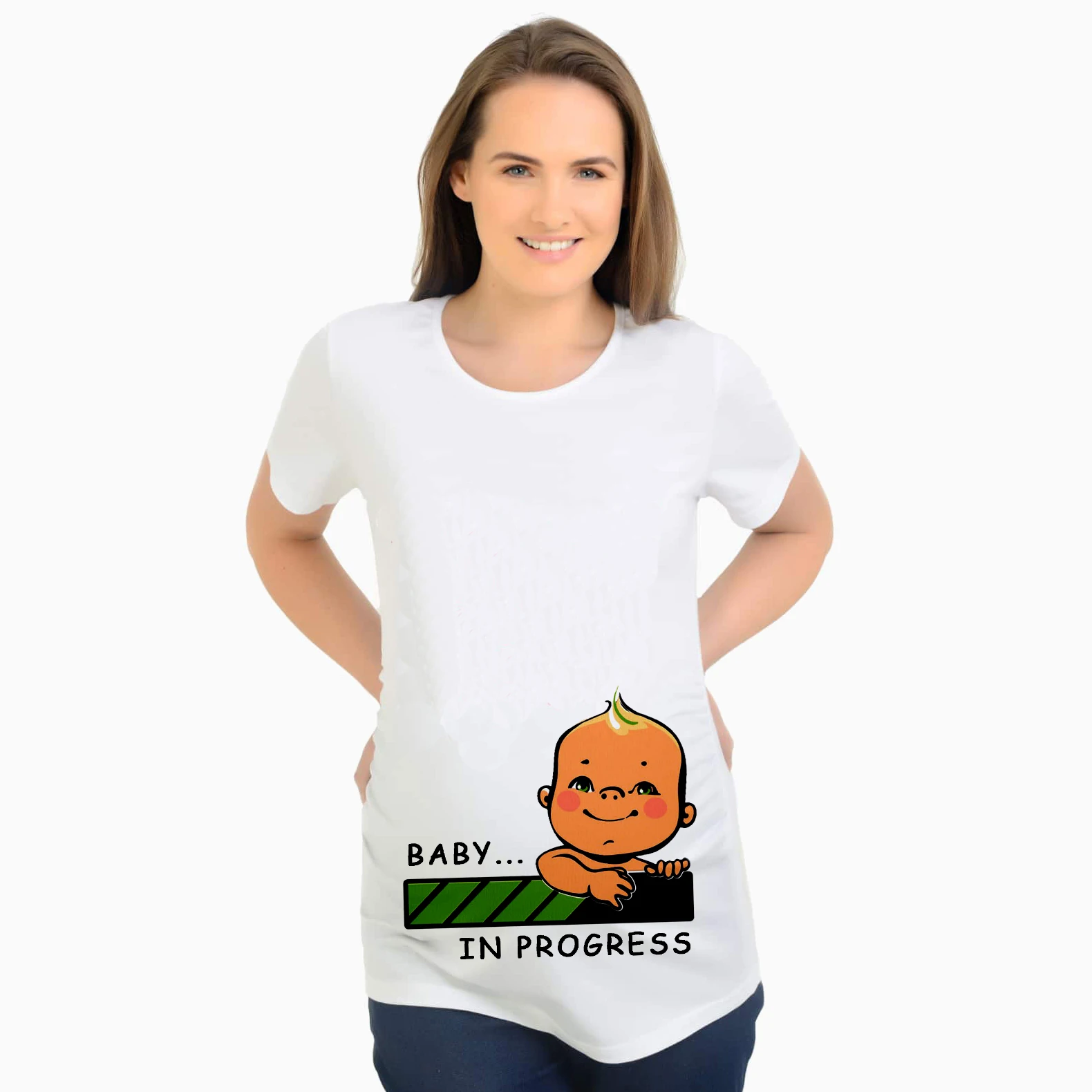 

2020 Fahsion Programmer Geek Hello World Pregnancy Tops Summer Funny T Shirt Maternity Vestiti Premaman Camisetas De Lactancia
