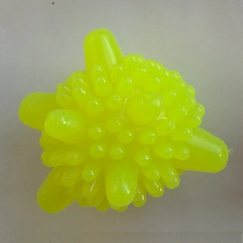 Антинамоточные твердые шарики для стирки многоразовые резиновые шарики для стирки для ухода за одеждой сильная обеззараживание бытовой чистящий шар - Цвет: Yellow